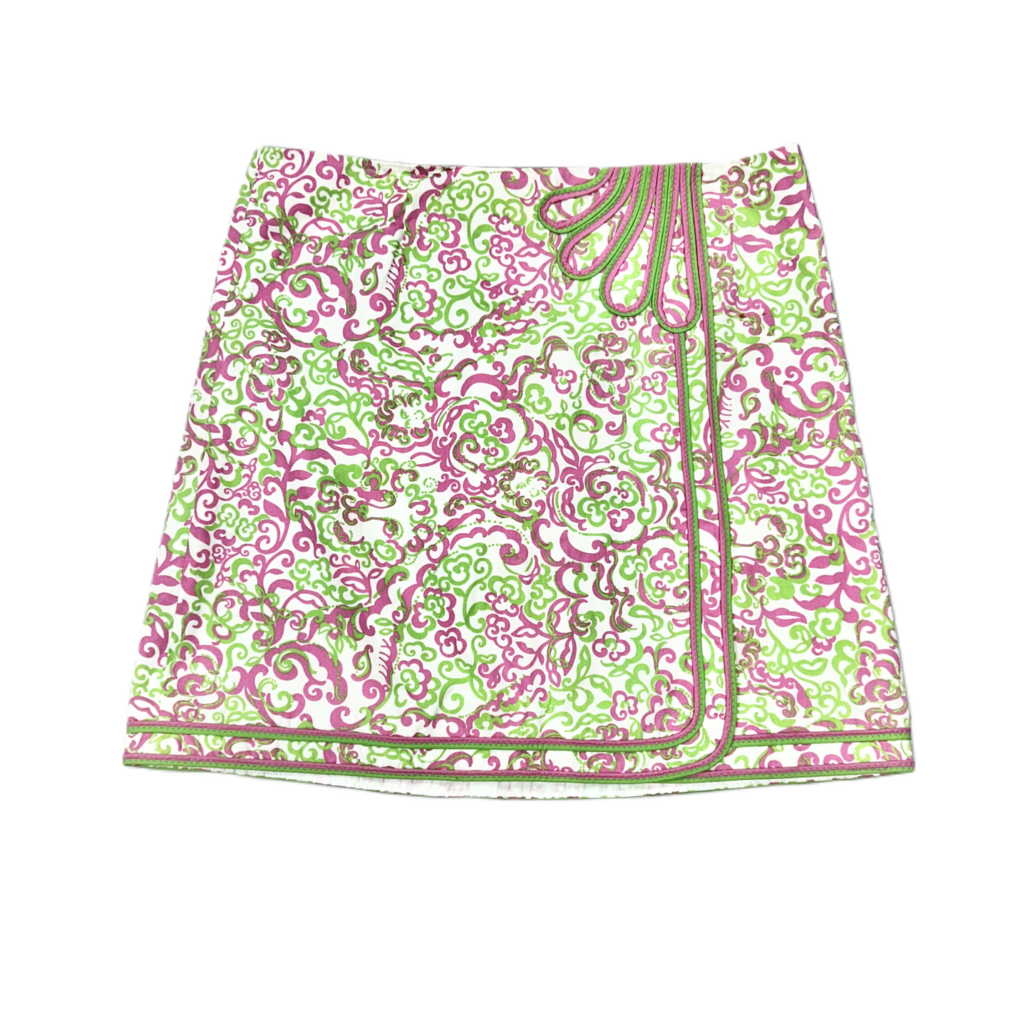 Green & Pink Skirt Designer By Lilly Pulitzer, Size: 12