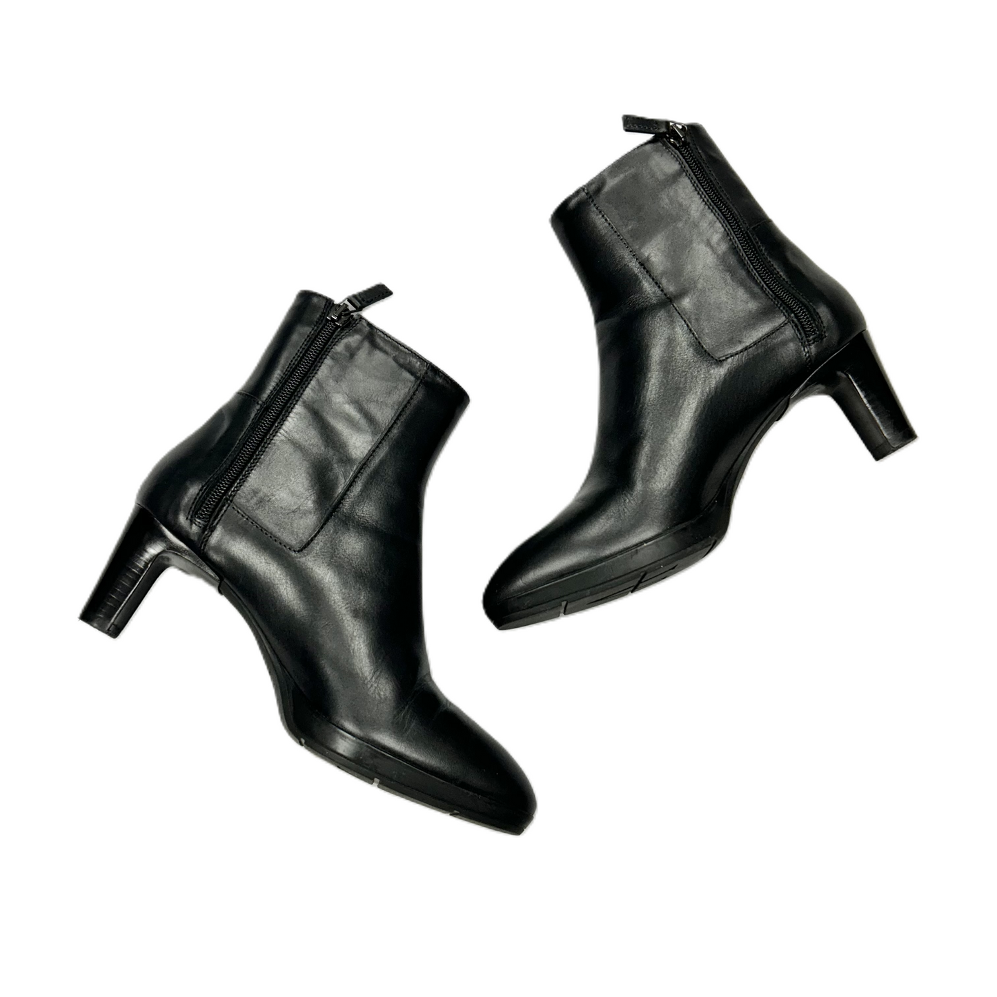 Black Boots Ankle Heels By Aquatalia, Size: 7