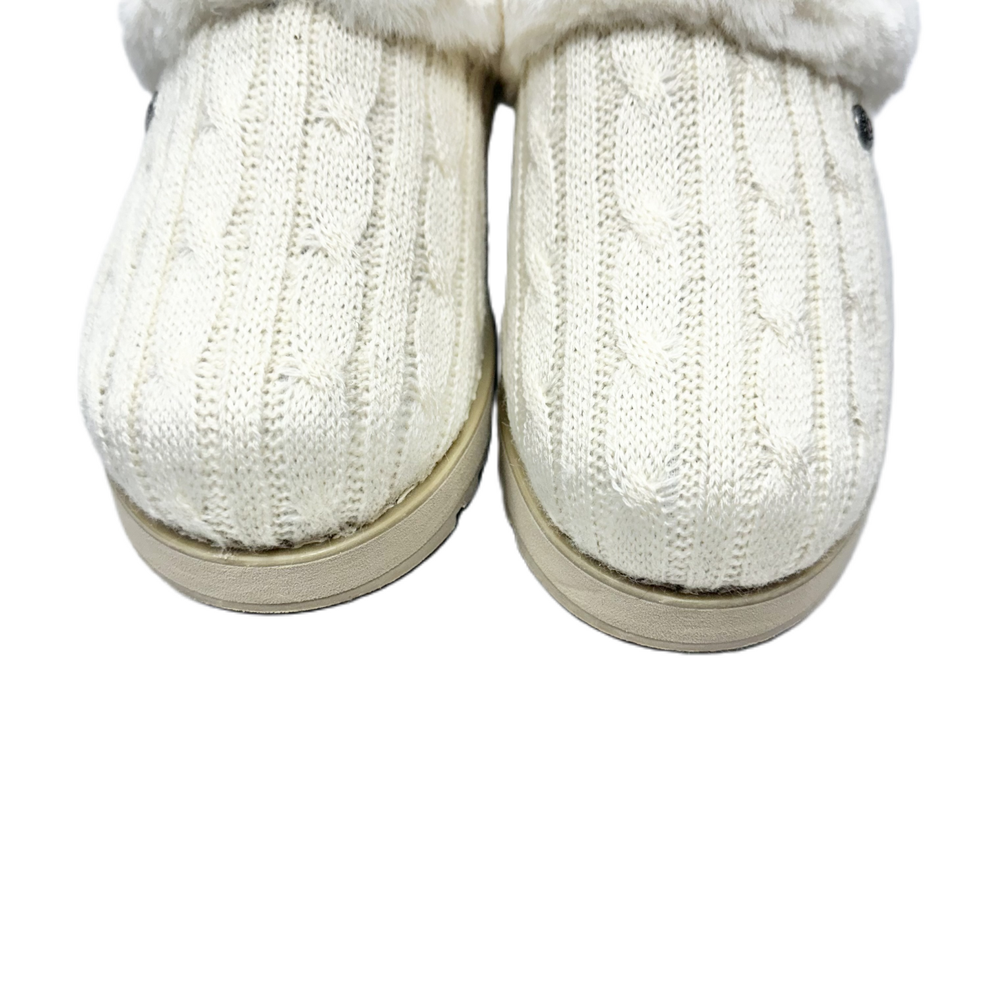 Slippers By Bobs In Cream size 6