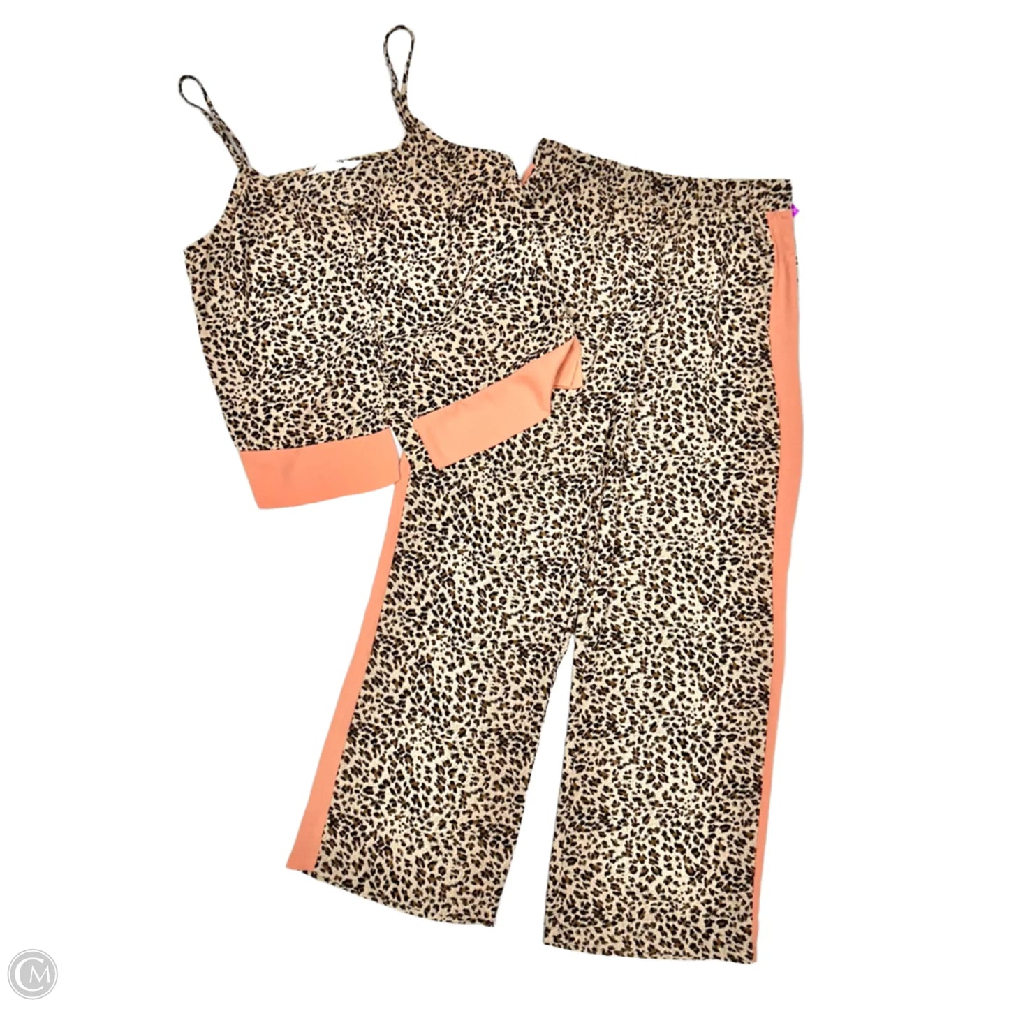 Top 2pc Sleeveless By Bb Dakota In Animal Print, Size: S