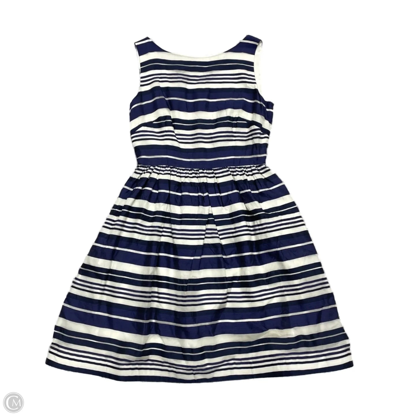 Dress Designer By Lilly Pulitzer In Blue & White, Size: 8