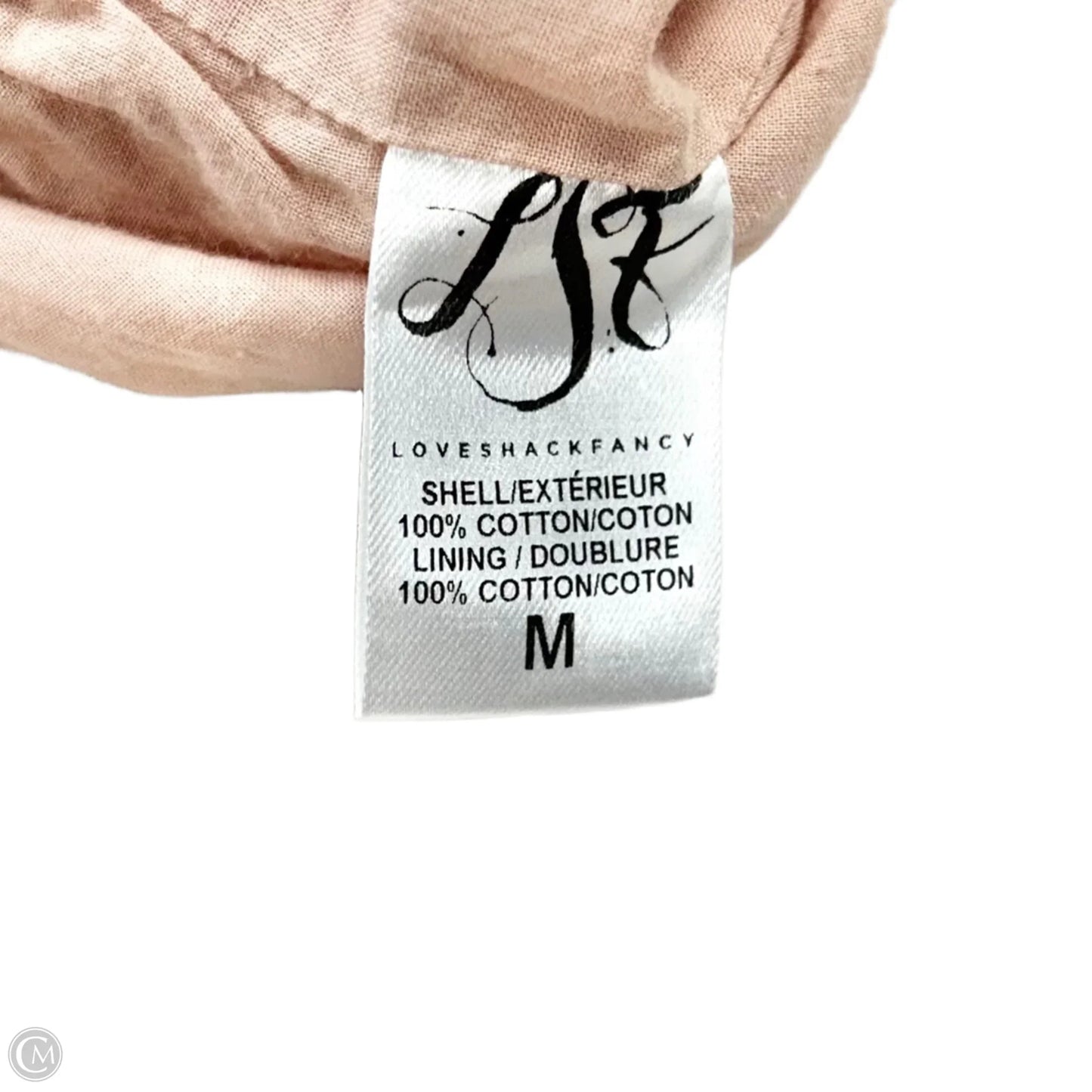 Skirt Set 2pc By Love Shack Fancy In Pink & Tan, Size: M