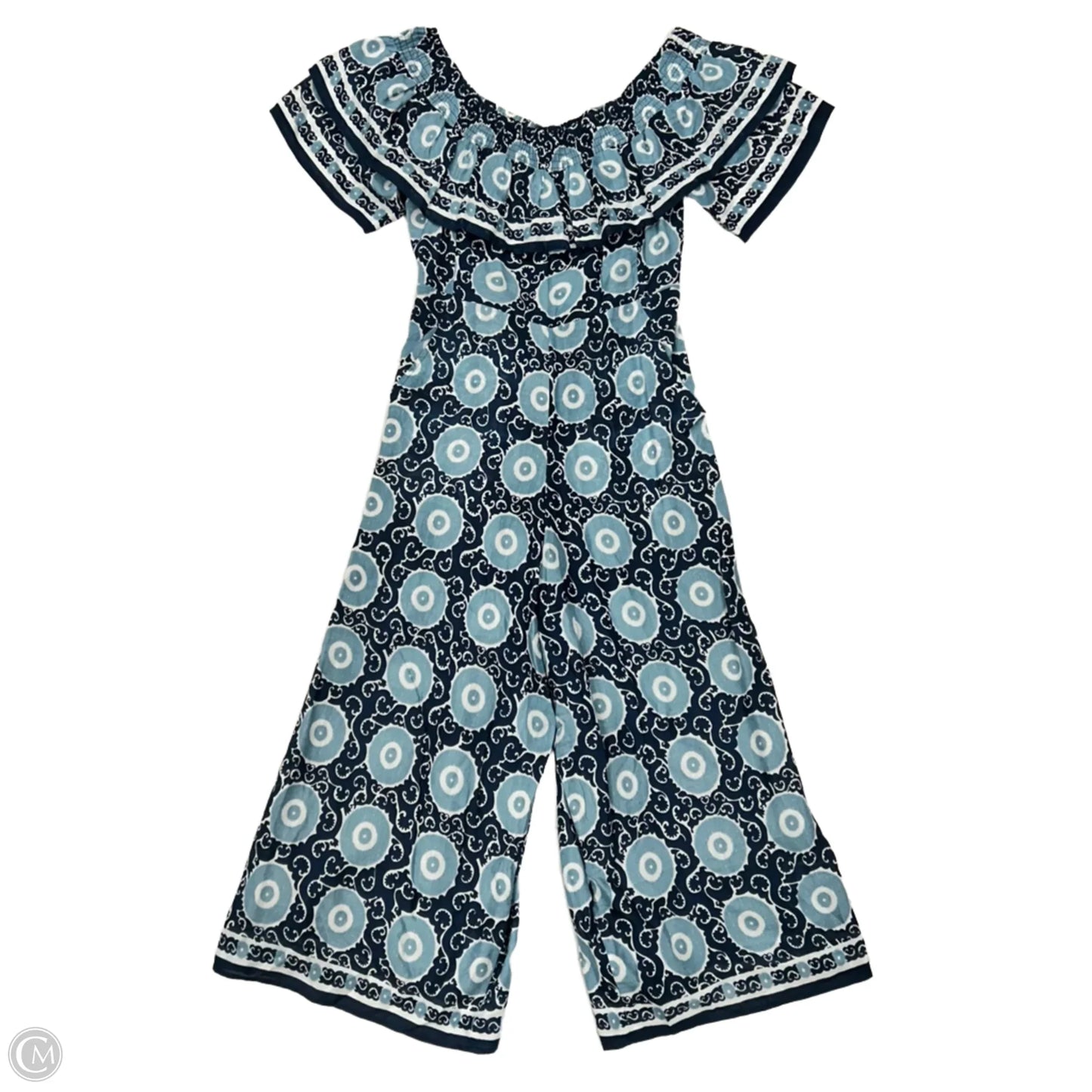 Jumpsuit By Kopal In Blue & White, Size: M