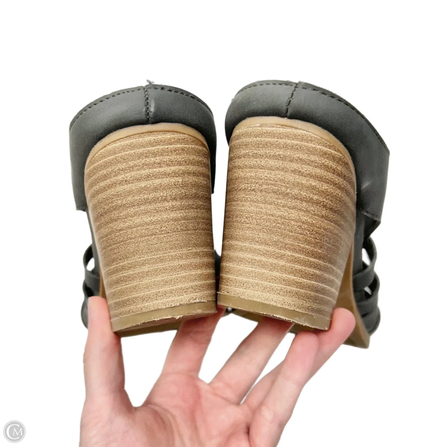 Shoes Heels Block By Universal Thread In Grey, Size: 9.5