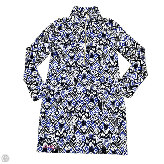 Dress Designer By Lilly Pulitzer In Blue & White, Size: S