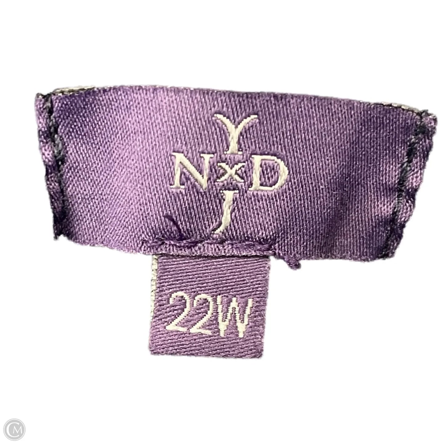 Shorts By Not Your Daughters Jeans In Blue Denim, Size: 22