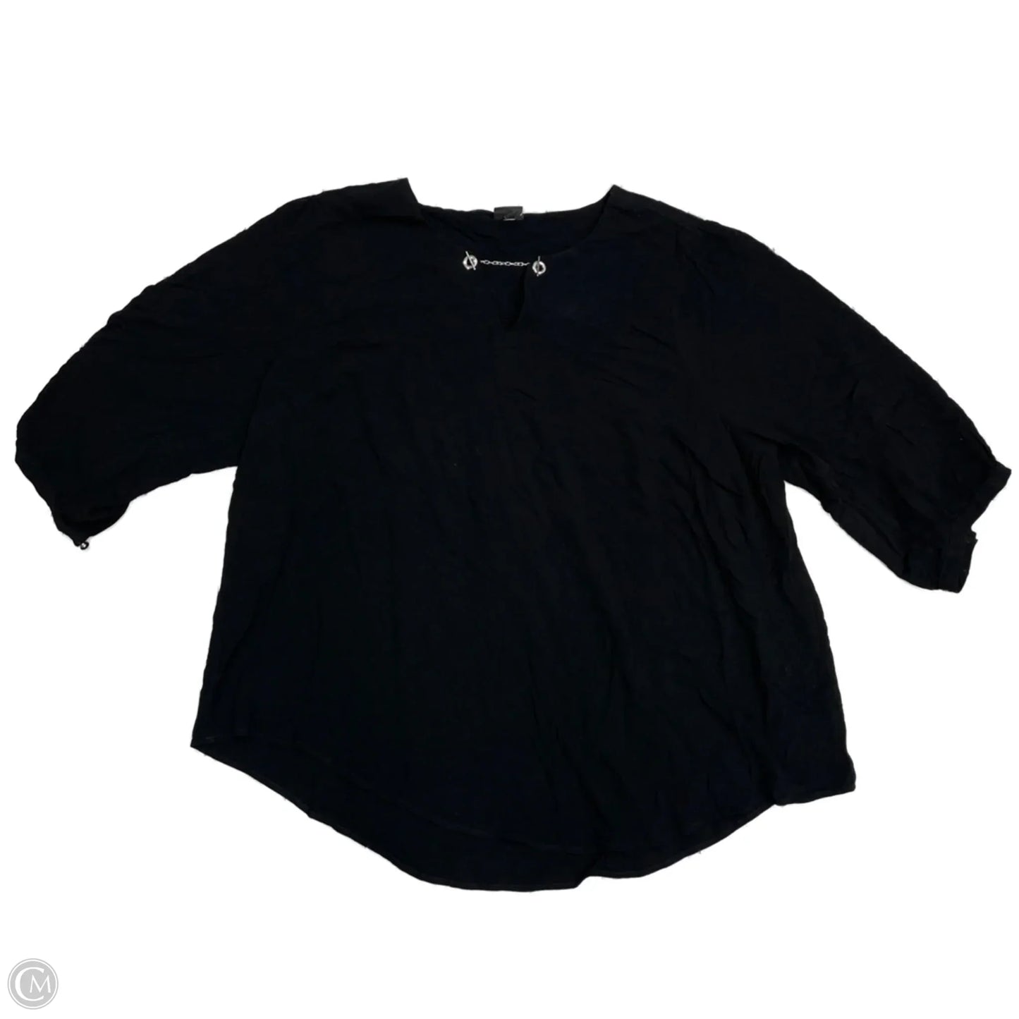 Top Long Sleeve By Torrid In Black, Size: 4x