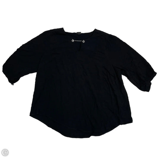 Top Long Sleeve By Torrid In Black, Size: 4x