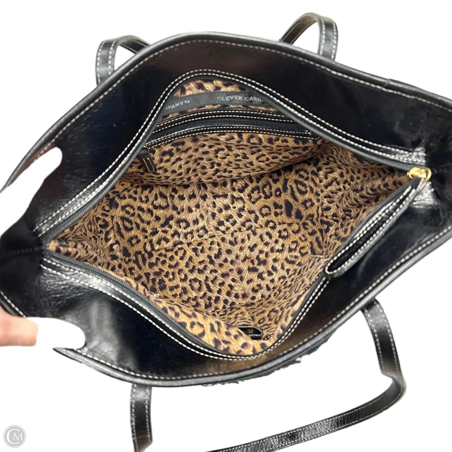 Handbag By Clever Carriage Company, Size: Large