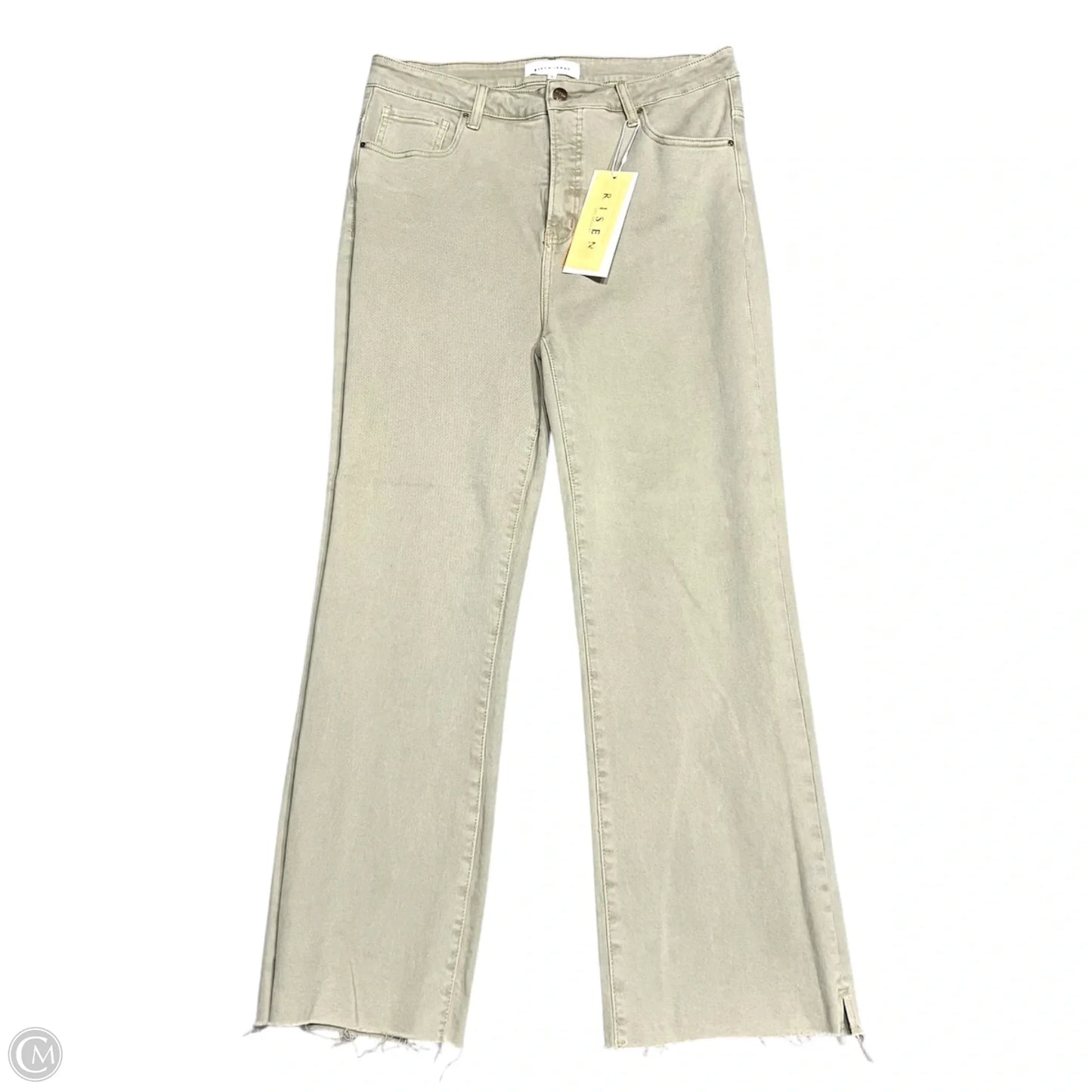 Jeans Flared By Risen In Tan, Size: 16