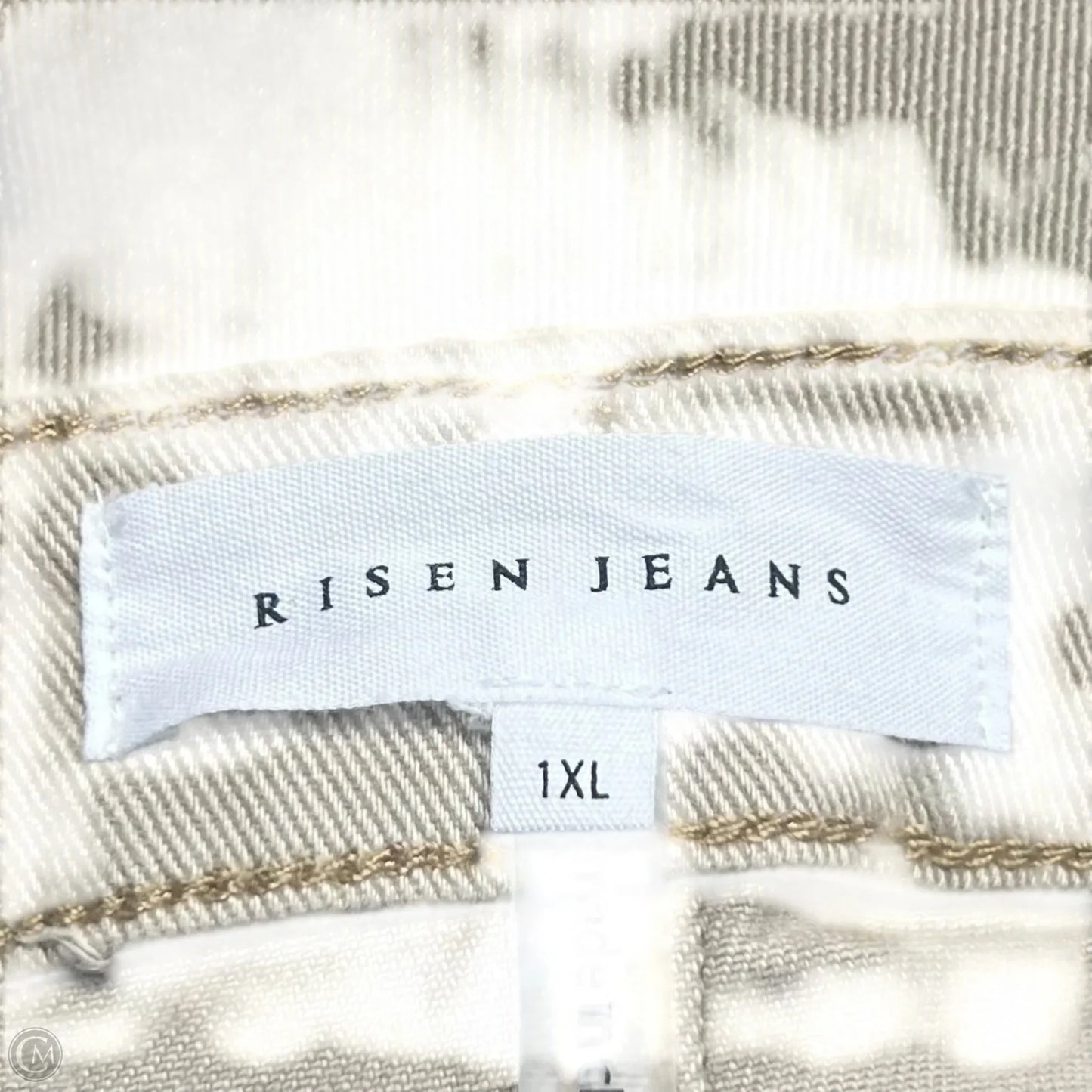 Jeans Flared By Risen In Tan, Size: 16