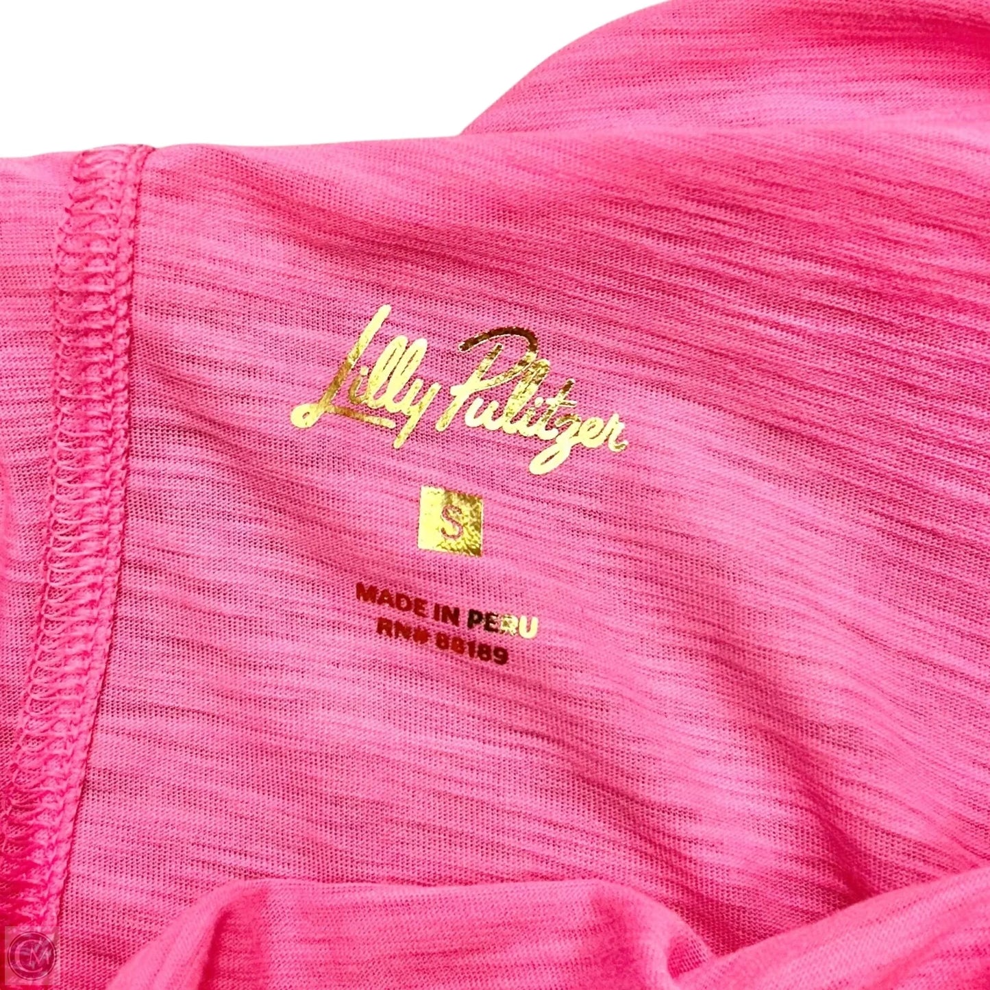 Top Sleeveless Designer By Lilly Pulitzer In Pink, Size: S