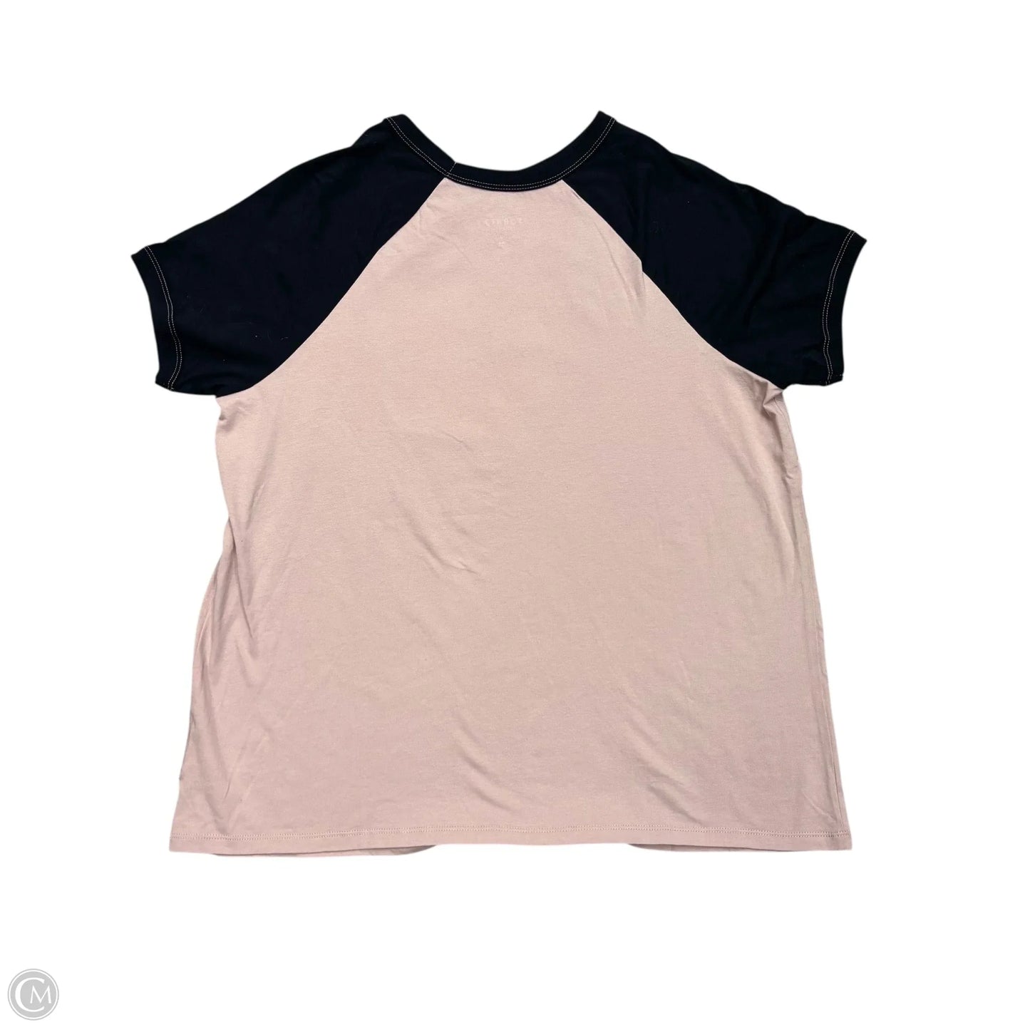 Top Short Sleeve By Torrid In Black & Pink, Size: M