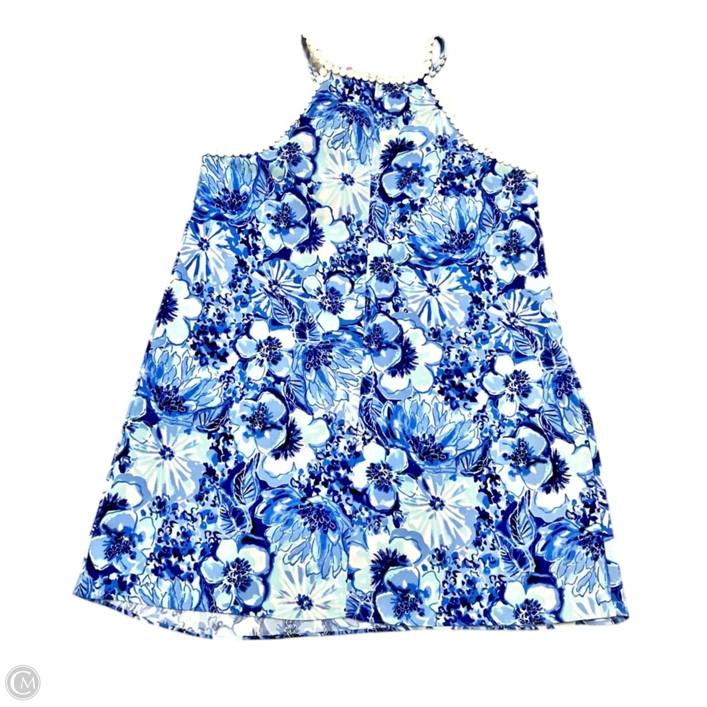 Dress Designer By Lilly Pulitzer In Blue & White, Size: Xl