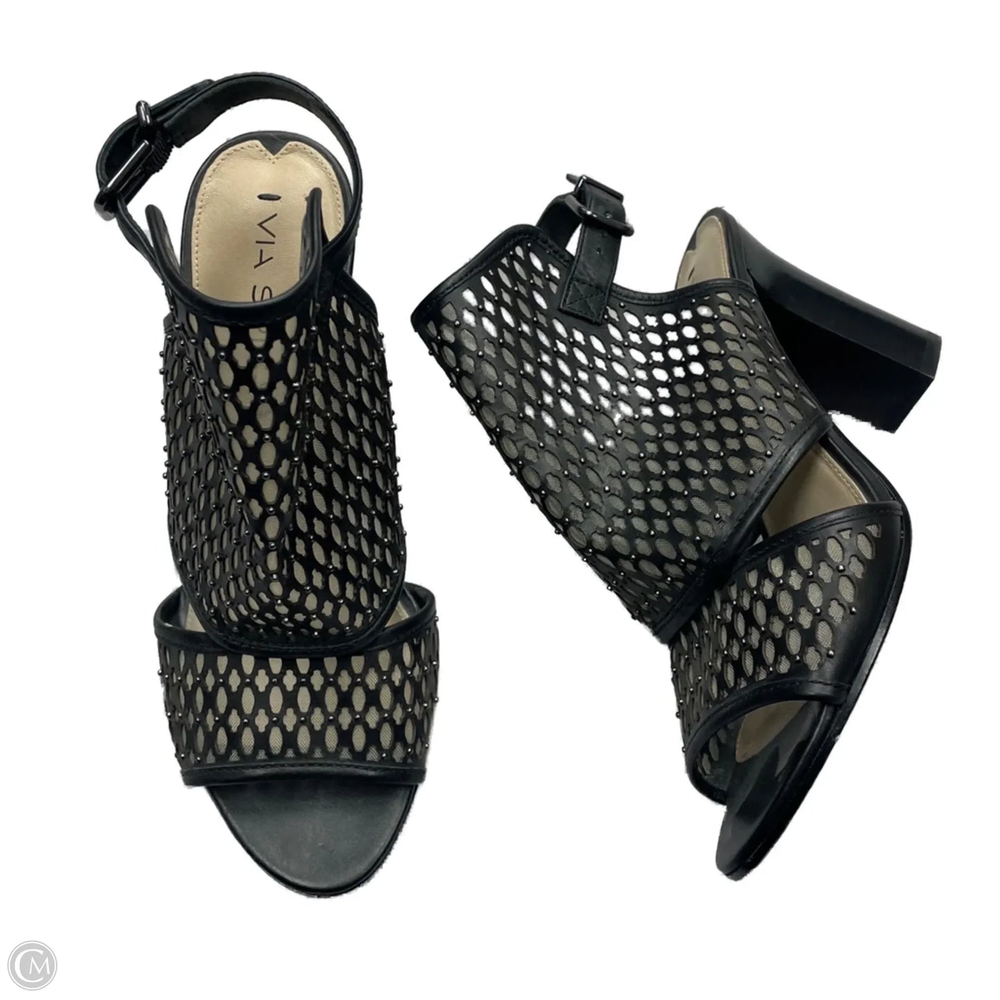 Shoes Heels Block By Via Spiga In Black, Size: 7