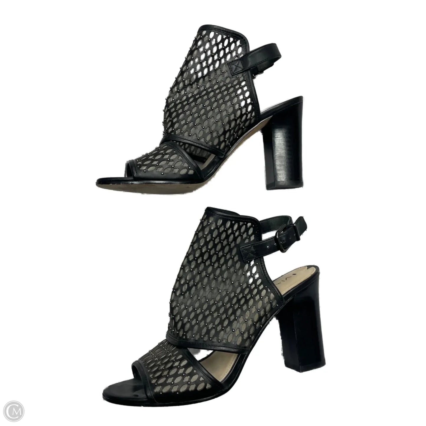 Shoes Heels Block By Via Spiga In Black, Size: 7