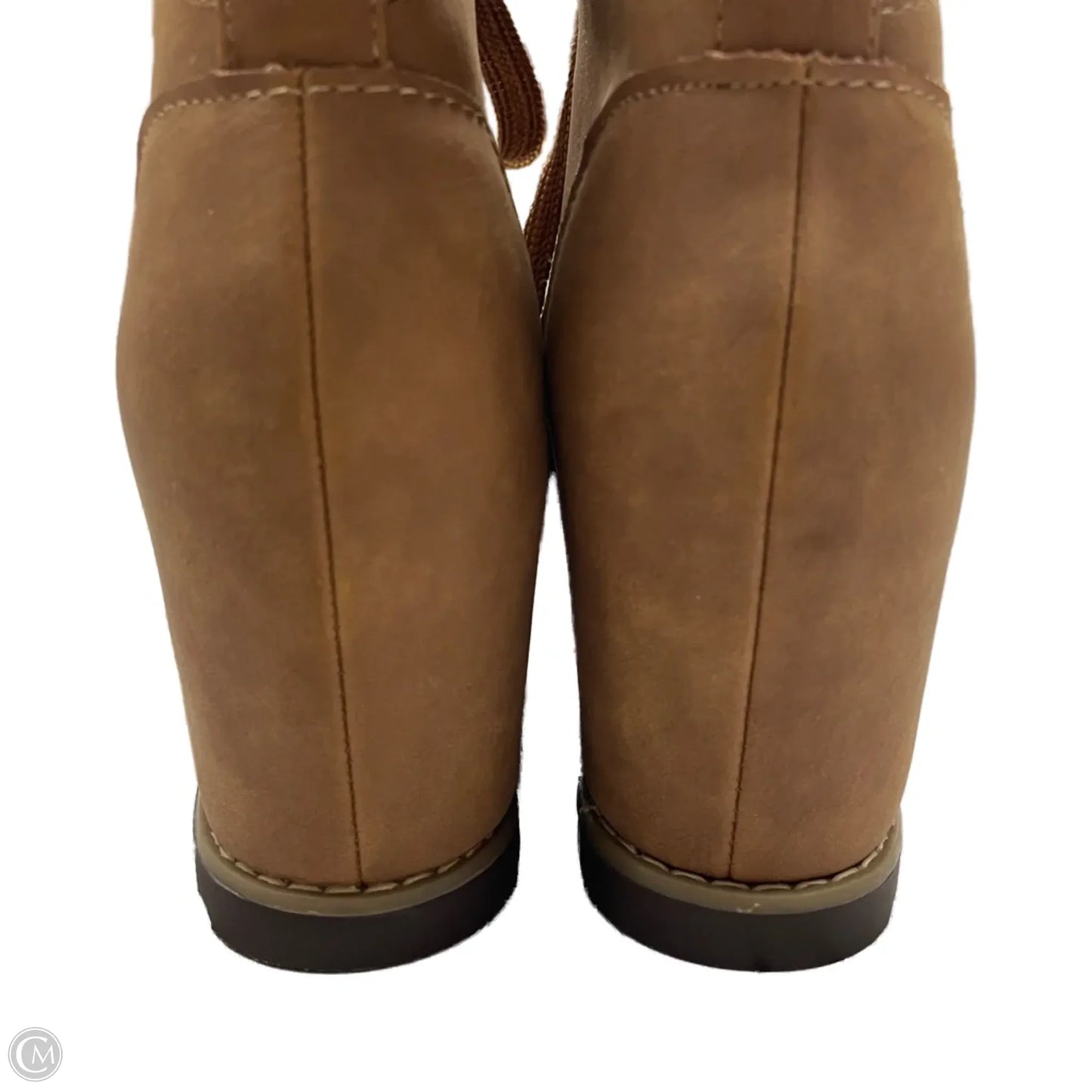 Boots Mid-calf Heels By Universal Thread In Brown, Size: 8