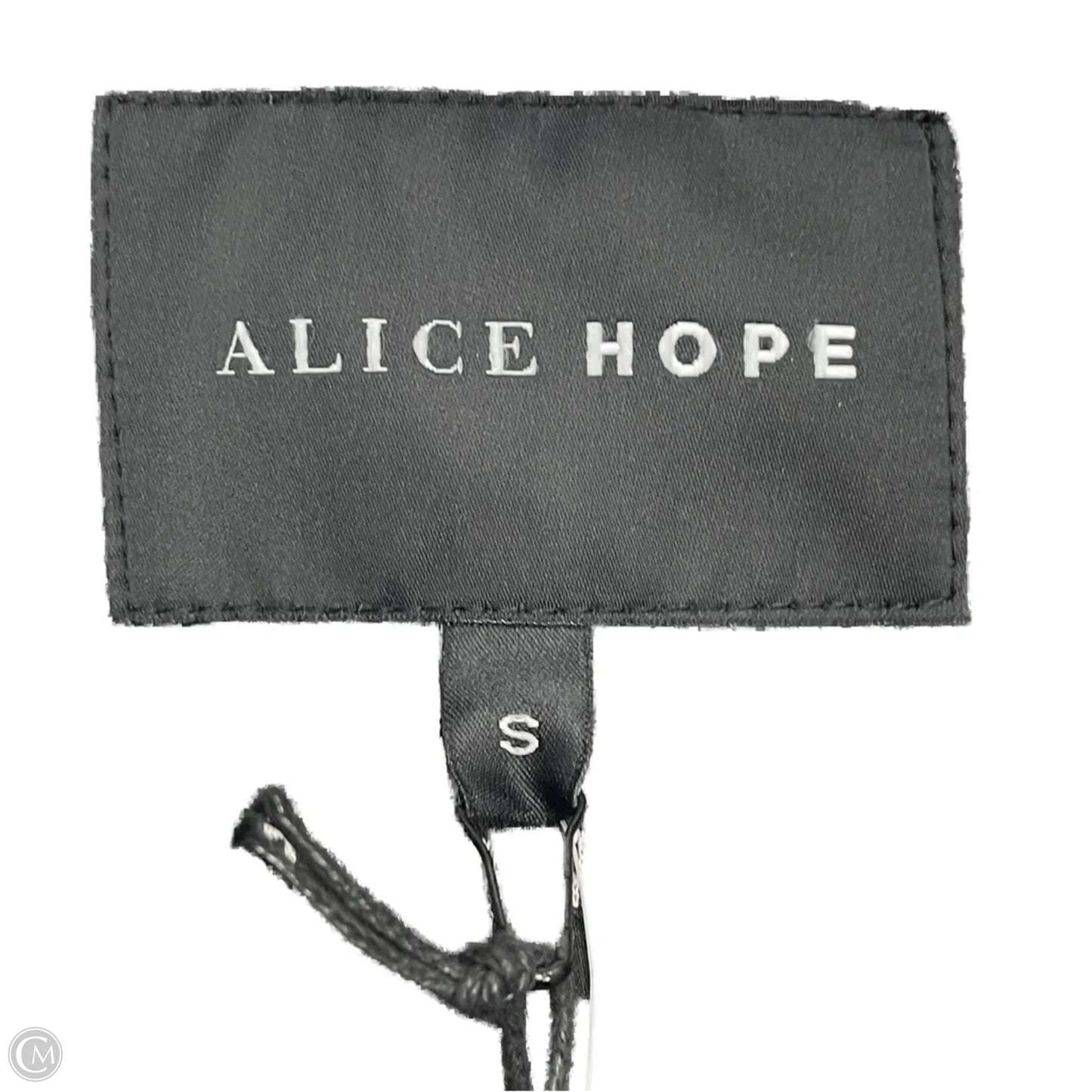 Jacket Moto By Alice Hope In Black & White, Size: S