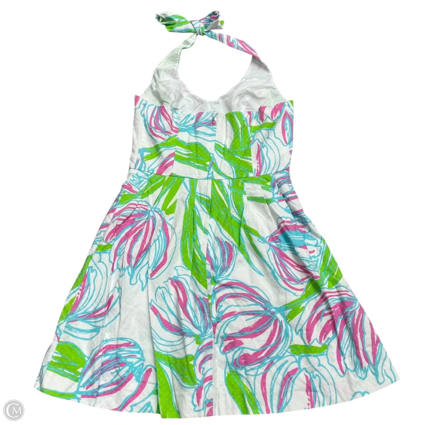 Dress Designer By Lilly Pulitzer In Green & Pink, Size: S