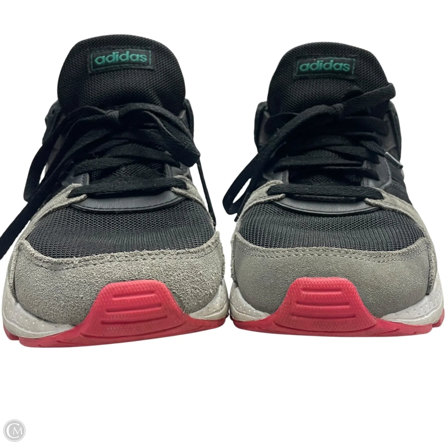 Shoes Sneakers By Adidas In Black & Grey, Size: 9