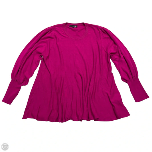 Sweater By Catherine Malandrino In Pink, Size: 3x