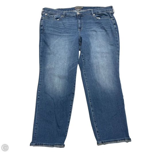Jeans Skinny By Torrid In Blue Denim, Size: 24