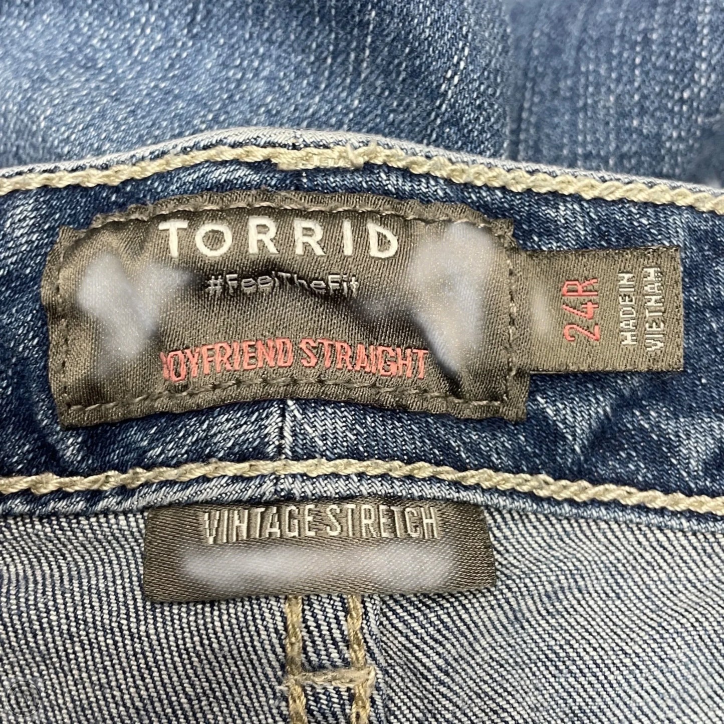 Jeans Skinny By Torrid In Blue Denim, Size: 24