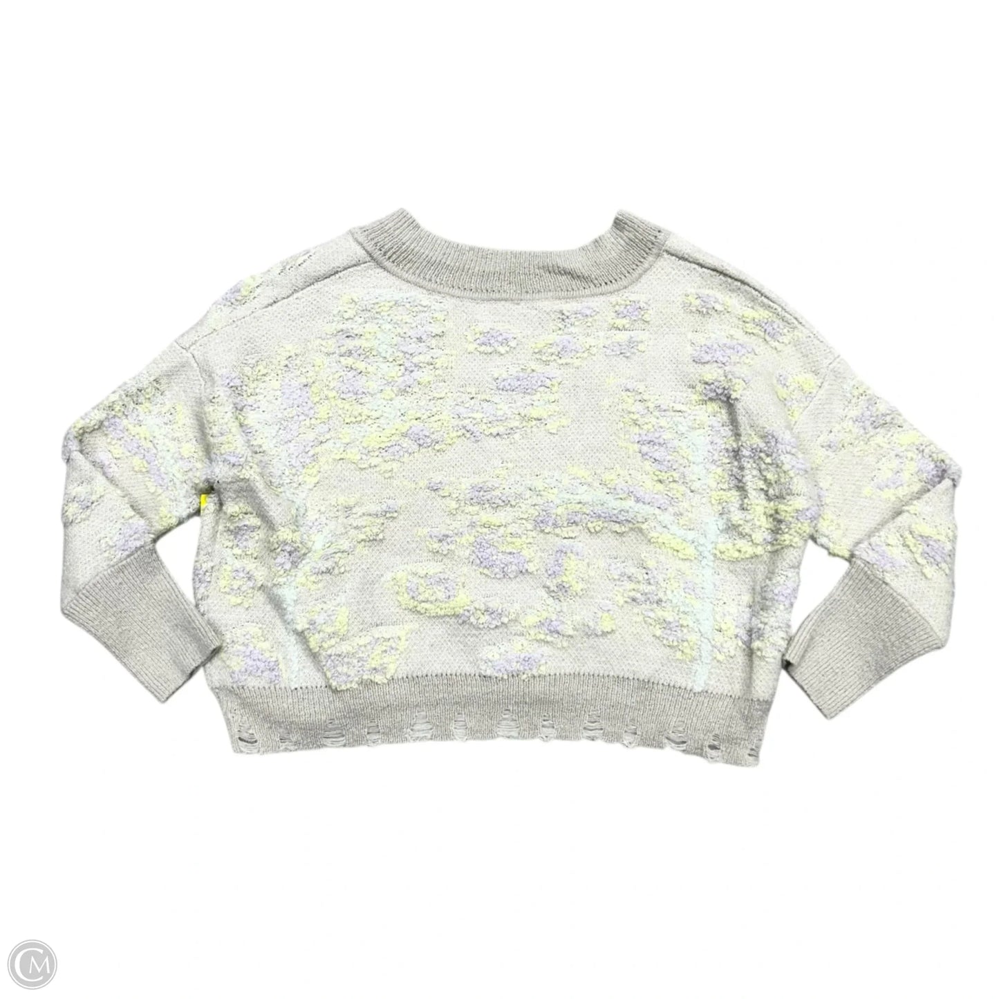 Sweater By Anthropologie In Grey, Size: M