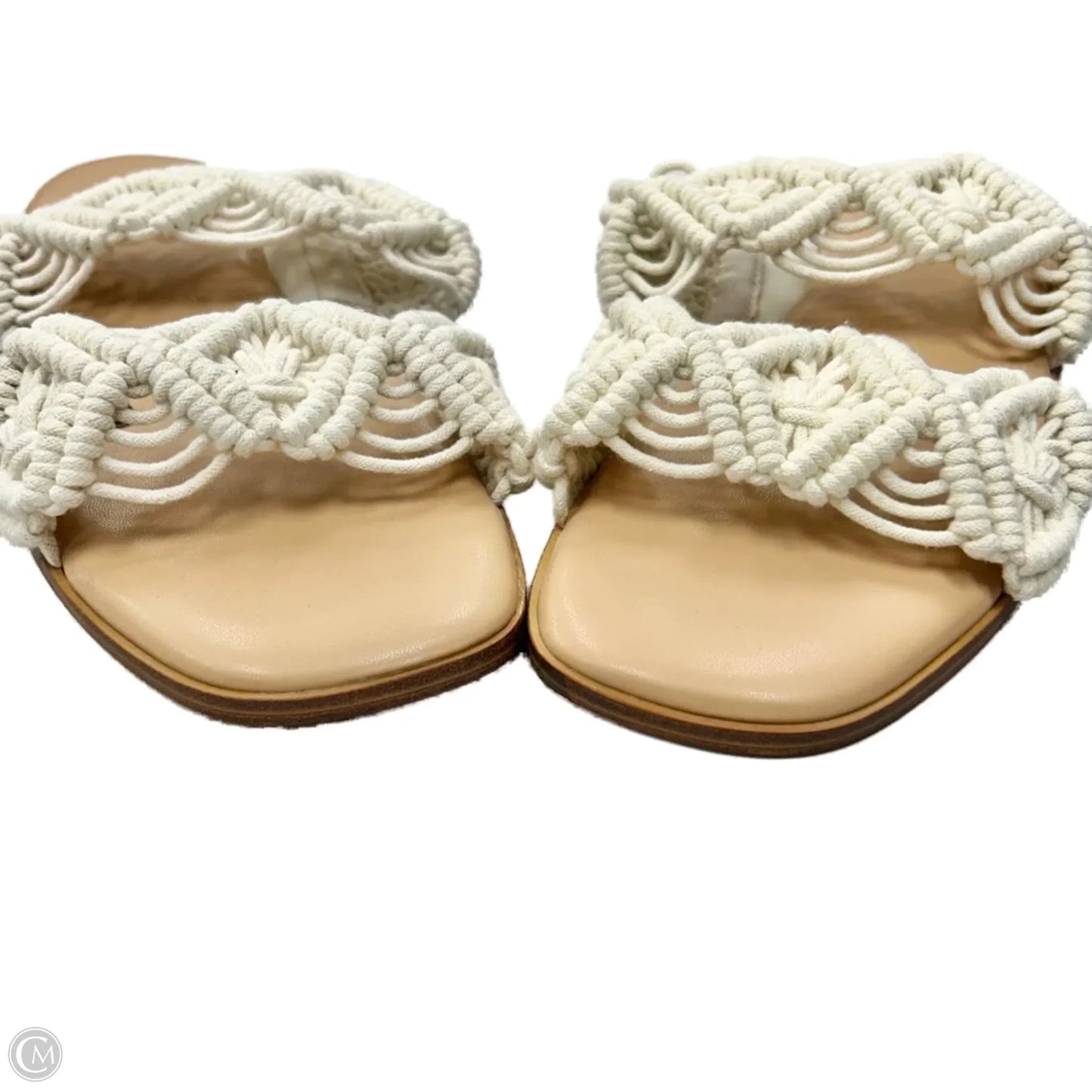 Sandals Flats By Torrid In Cream & Tan, Size: 10.5