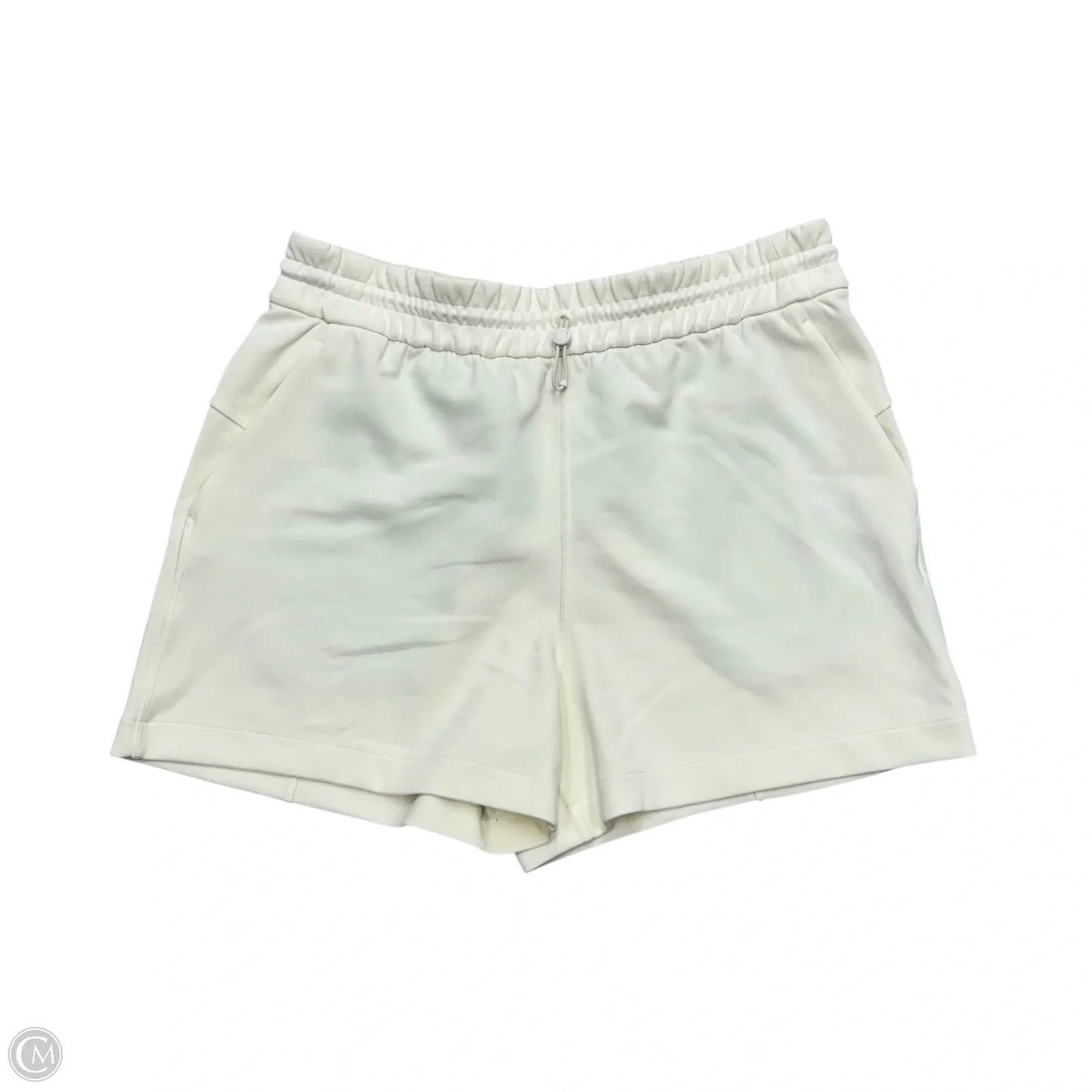 Athletic Shorts By Lululemon In Ivory, Size: M