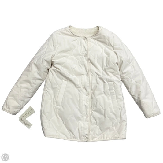 Coat Faux Fur & Sherpa By Koolaburra By Ugg In Ivory, Size: M