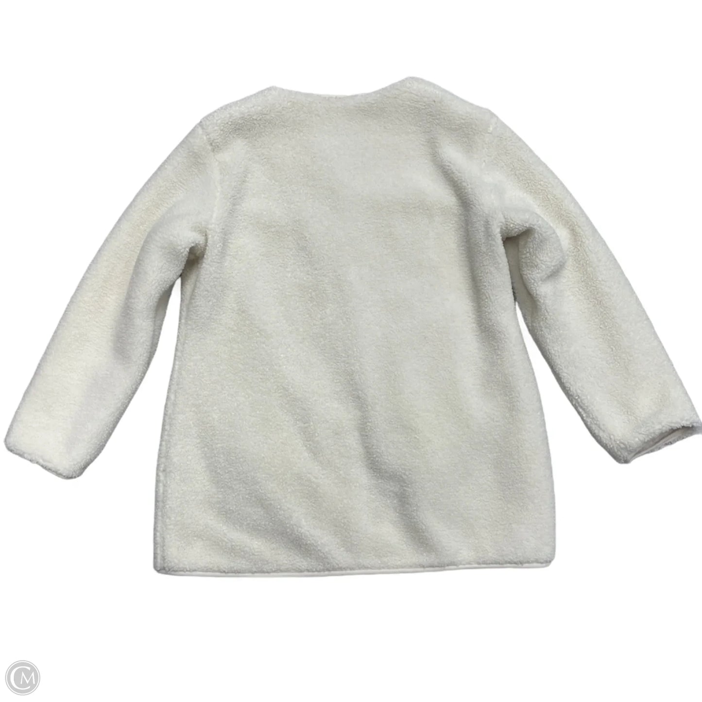 Coat Faux Fur & Sherpa By Koolaburra By Ugg In Ivory, Size: M