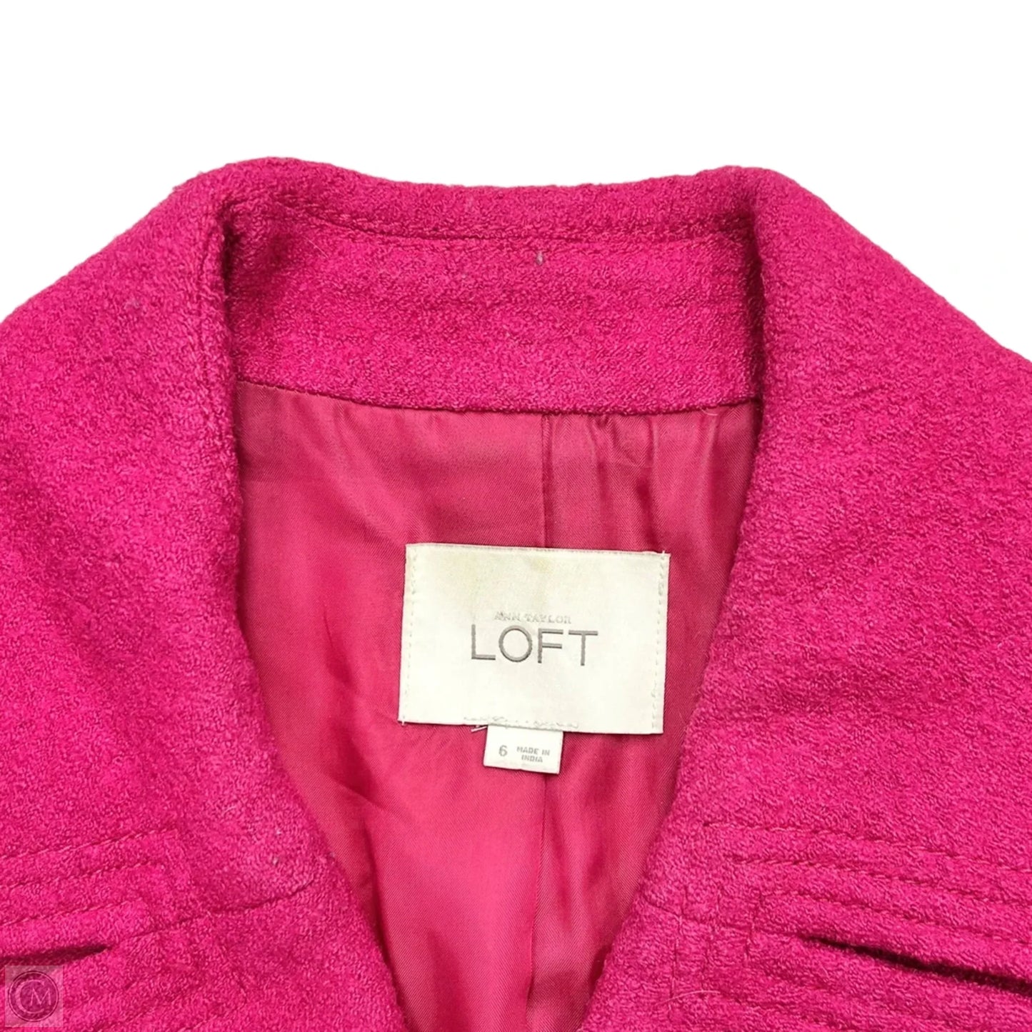 Coat Peacoat By Loft In Pink, Size: S