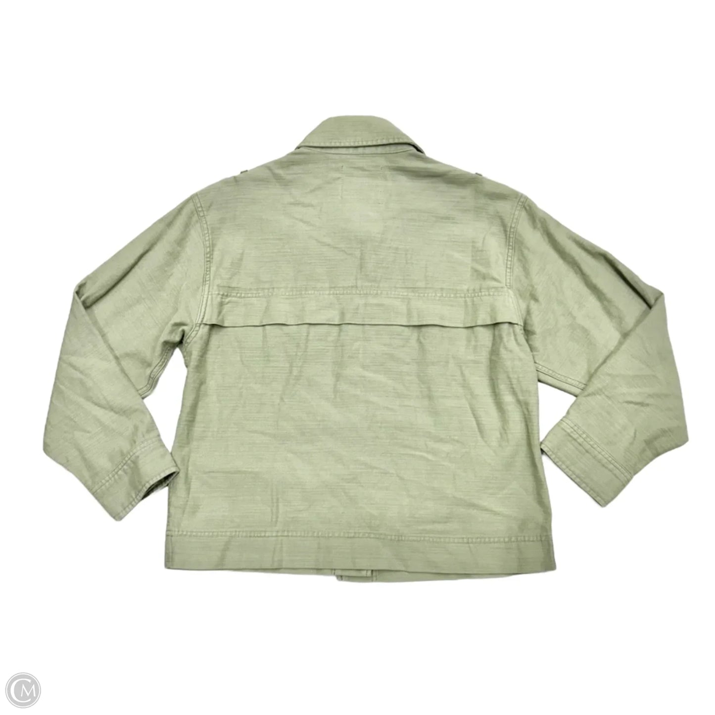 Jacket Shirt By Lucky Brand In Green, Size: Xs
