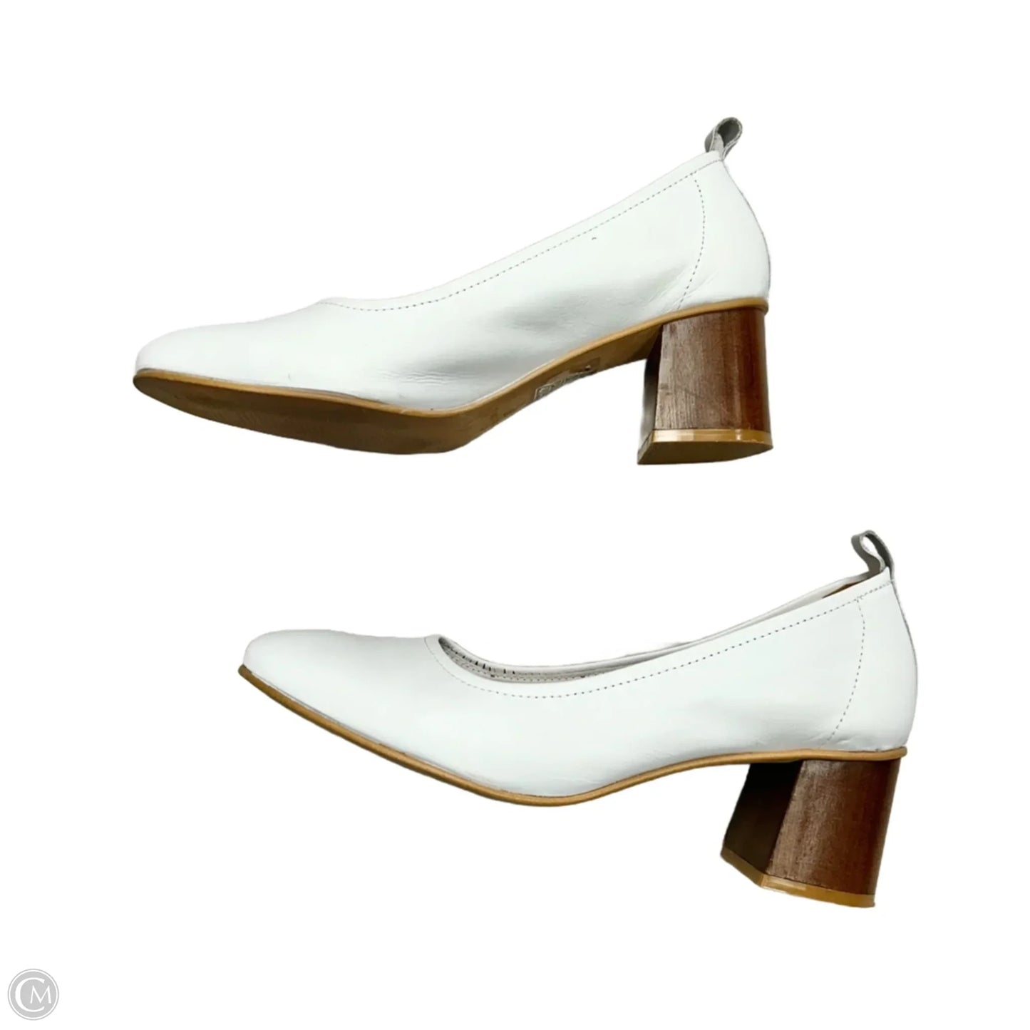 Shoes Heels Block By Anthropologie In White, Size: 6.5