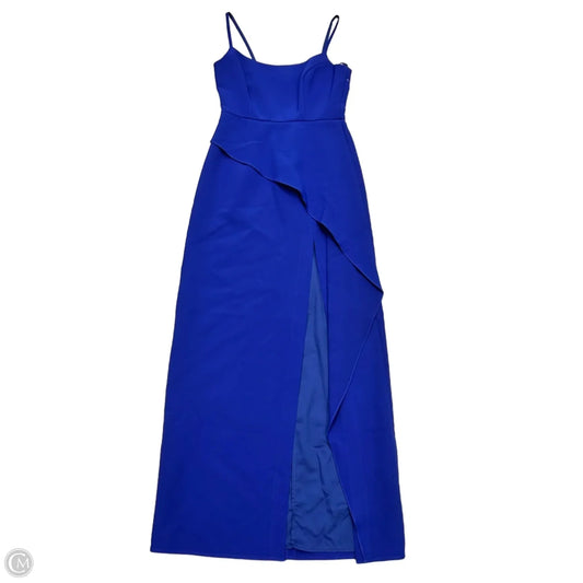 Dress Party Long By Bcbgmaxazria In Blue, Size: S