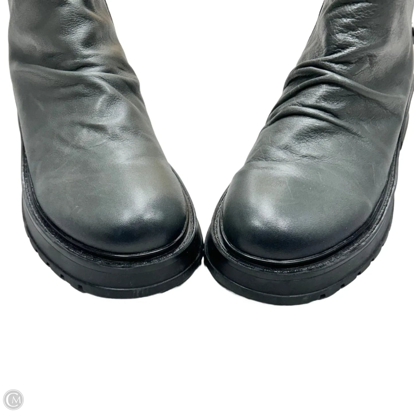 Boots Leather By Santana In Grey, Size: 9.5