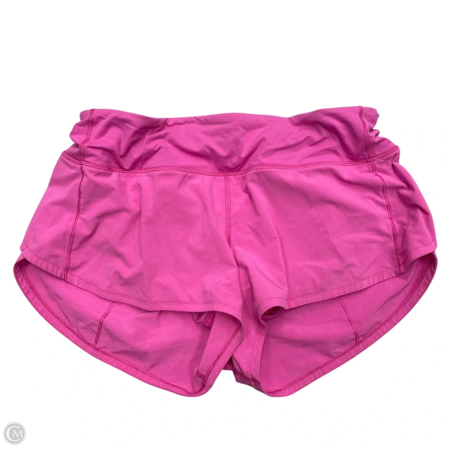 Athletic Shorts By Lululemon In Pink, Size: M