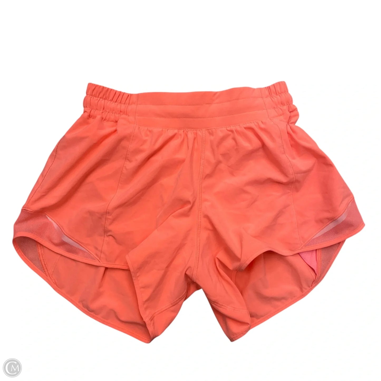 Athletic Shorts By Lululemon In Orange, Size: M