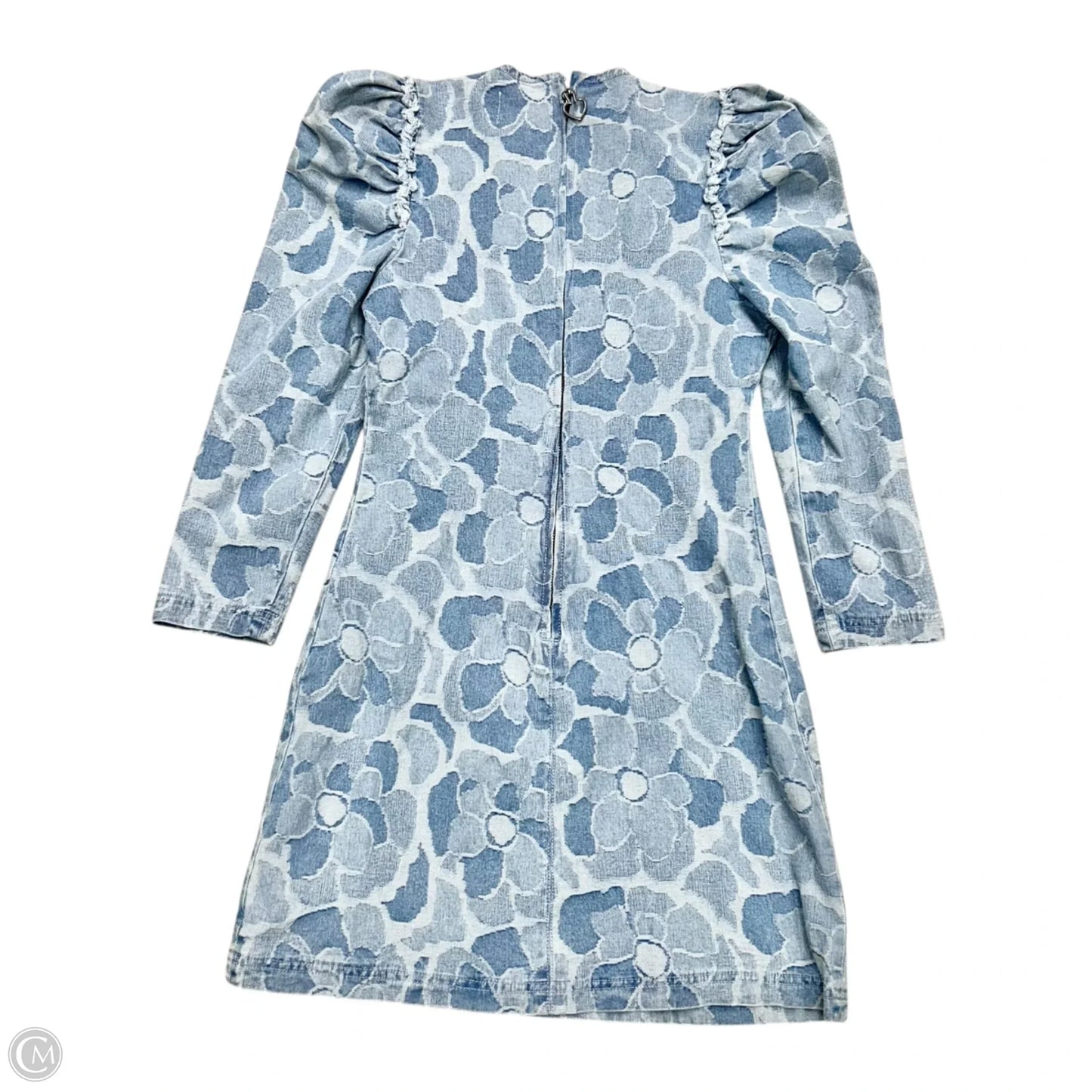 Dress Designer By Kate Spade In Blue Denim, Size: S