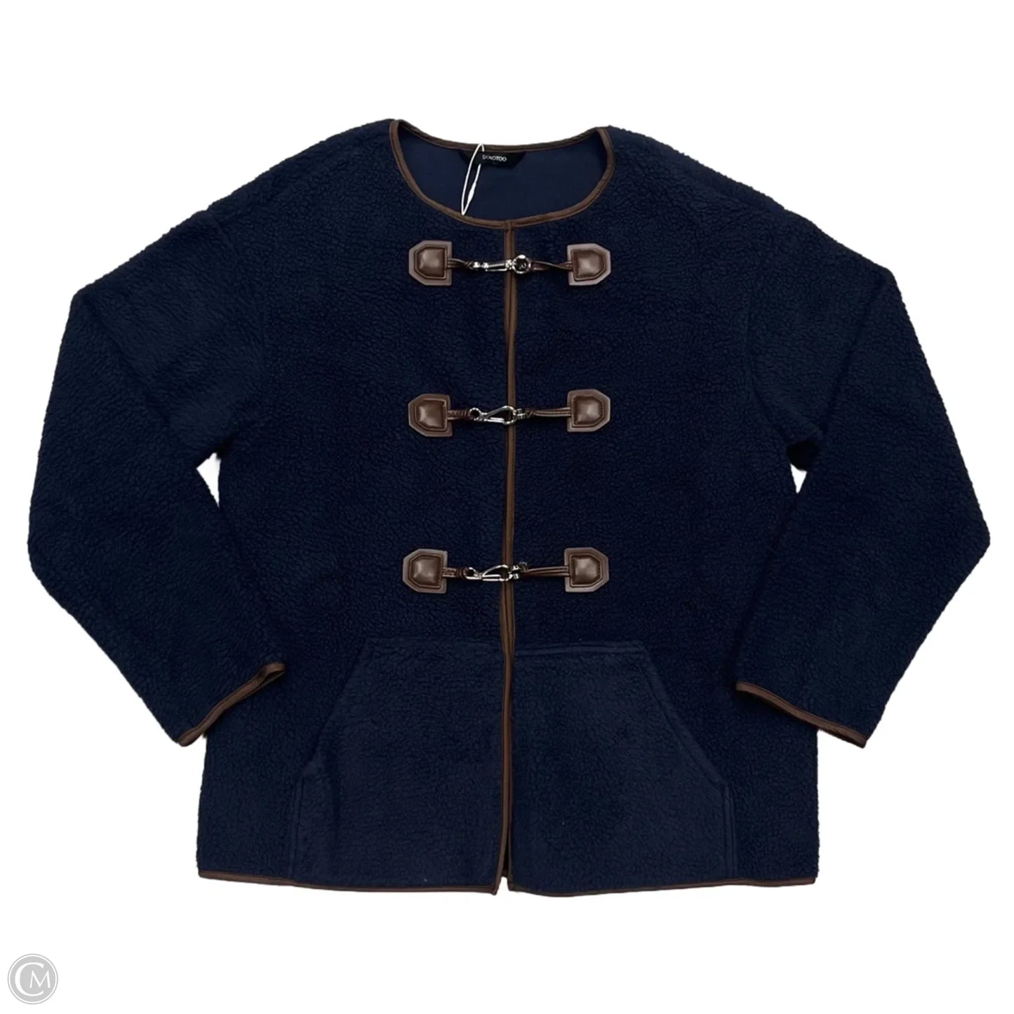 Jacket Faux Fur & Sherpa By Dokotoo In Navy, Size: S