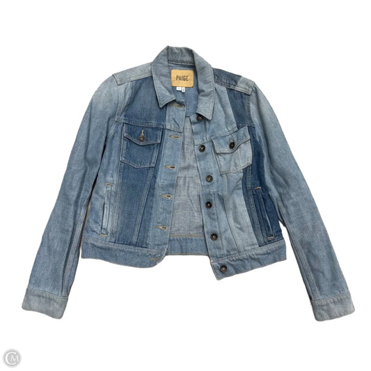 Jacket Denim By Paige In Blue Denim, Size: Xs