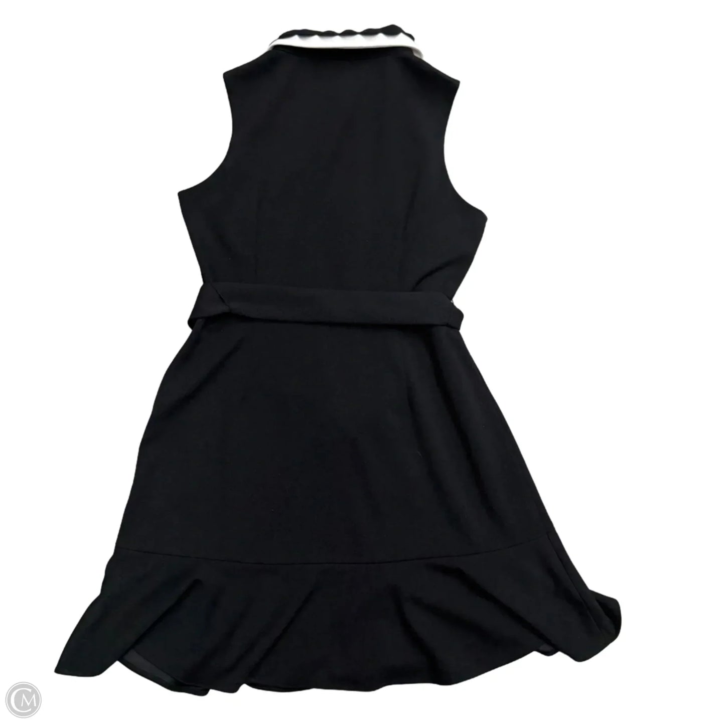 Dress Designer By Karl Lagerfeld In Black & White, Size: L