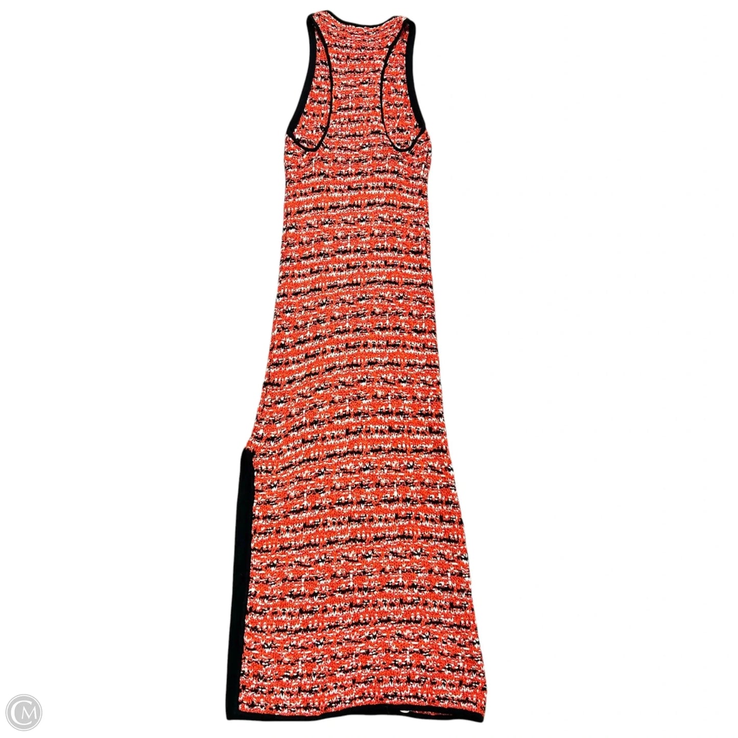 Dress Casual Maxi By Rag And Bone In Black & Orange, Size: M