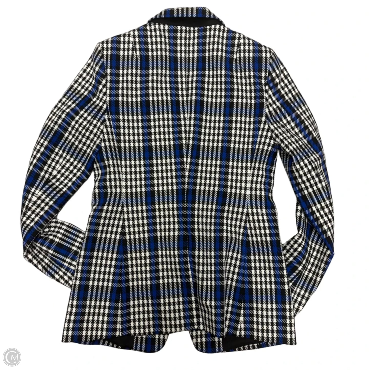 Blazer By Banana Republic In Black & Blue, Size: Xs