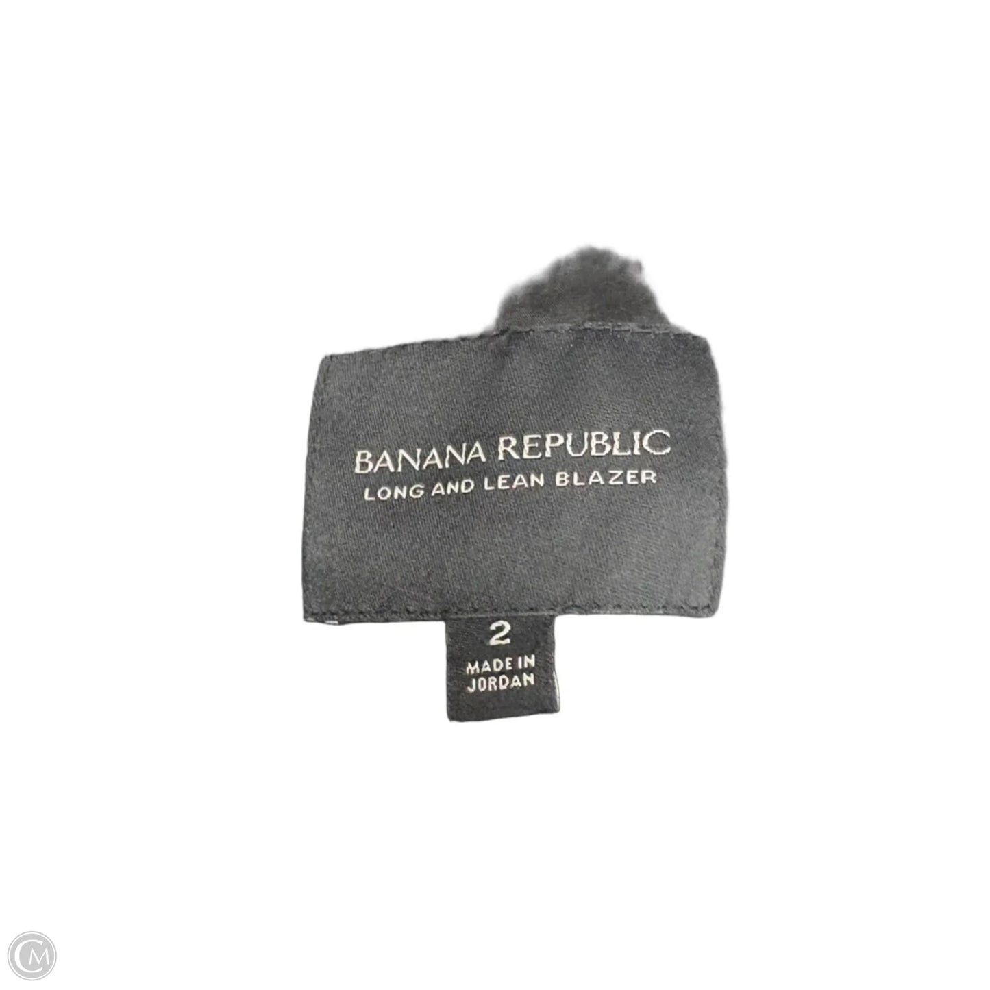 Blazer By Banana Republic In Black & Blue, Size: Xs