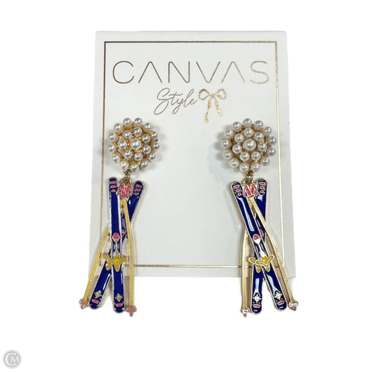 Earrings Dangle/drop By Canvas