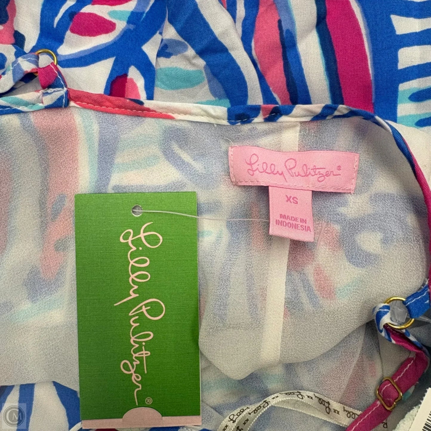 Dress Designer By Lilly Pulitzer In Blue & Pink, Size: Xs