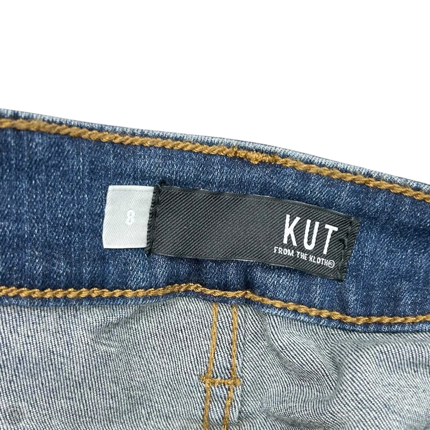 Jeans Boot Cut By Kut In Blue Denim, Size: 8
