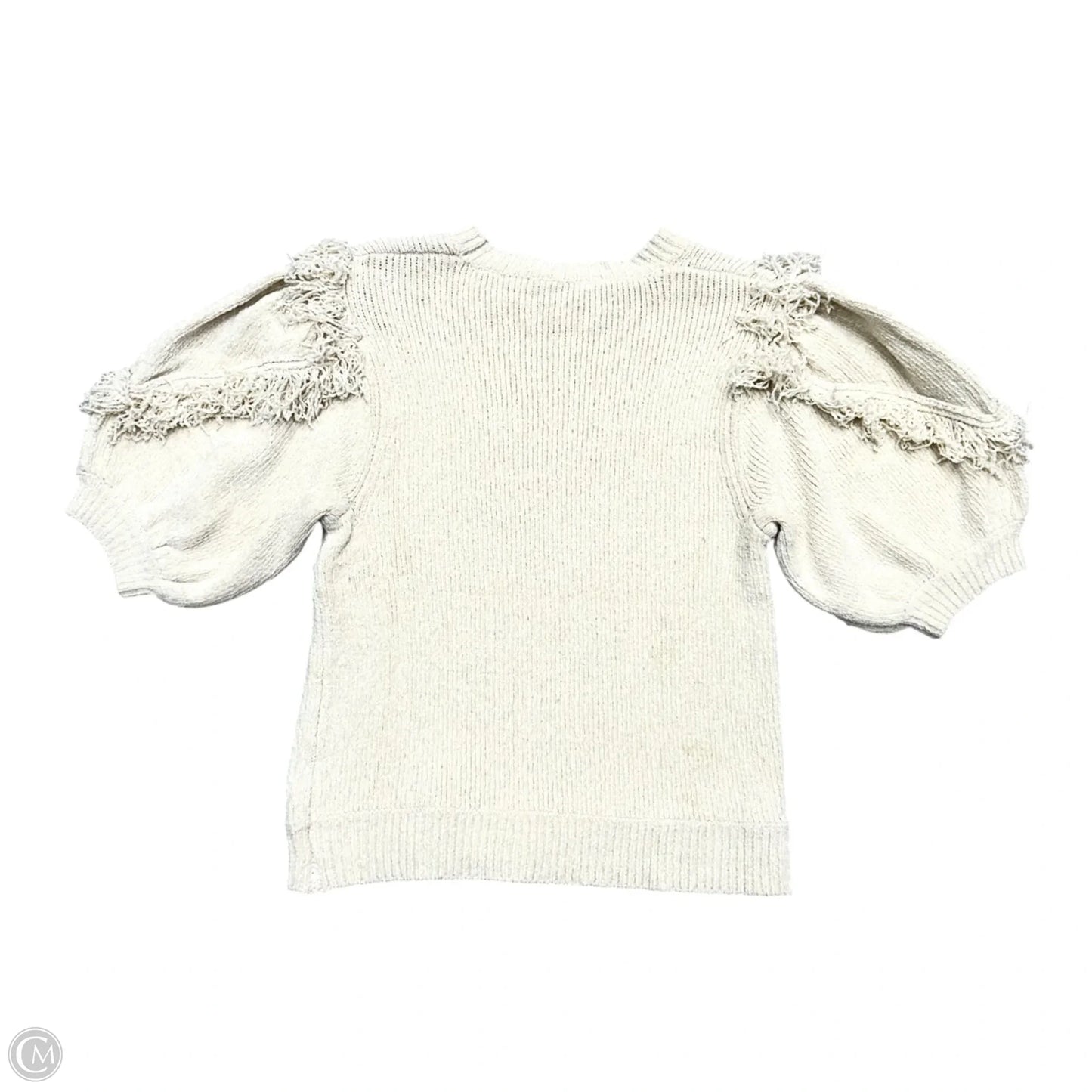 Sweater Short Sleeve By Ulla Johnson In Cream, Size: M